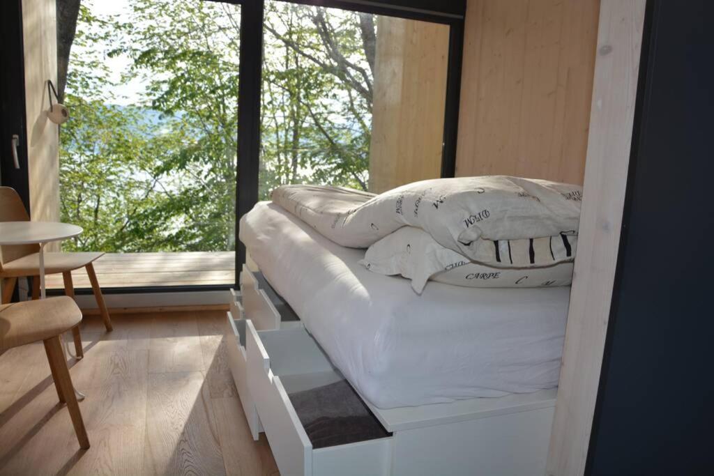Treehut, Nature, Birds, Silence And Fjord Samlanes Bagian luar foto